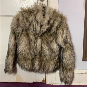fur coat size small